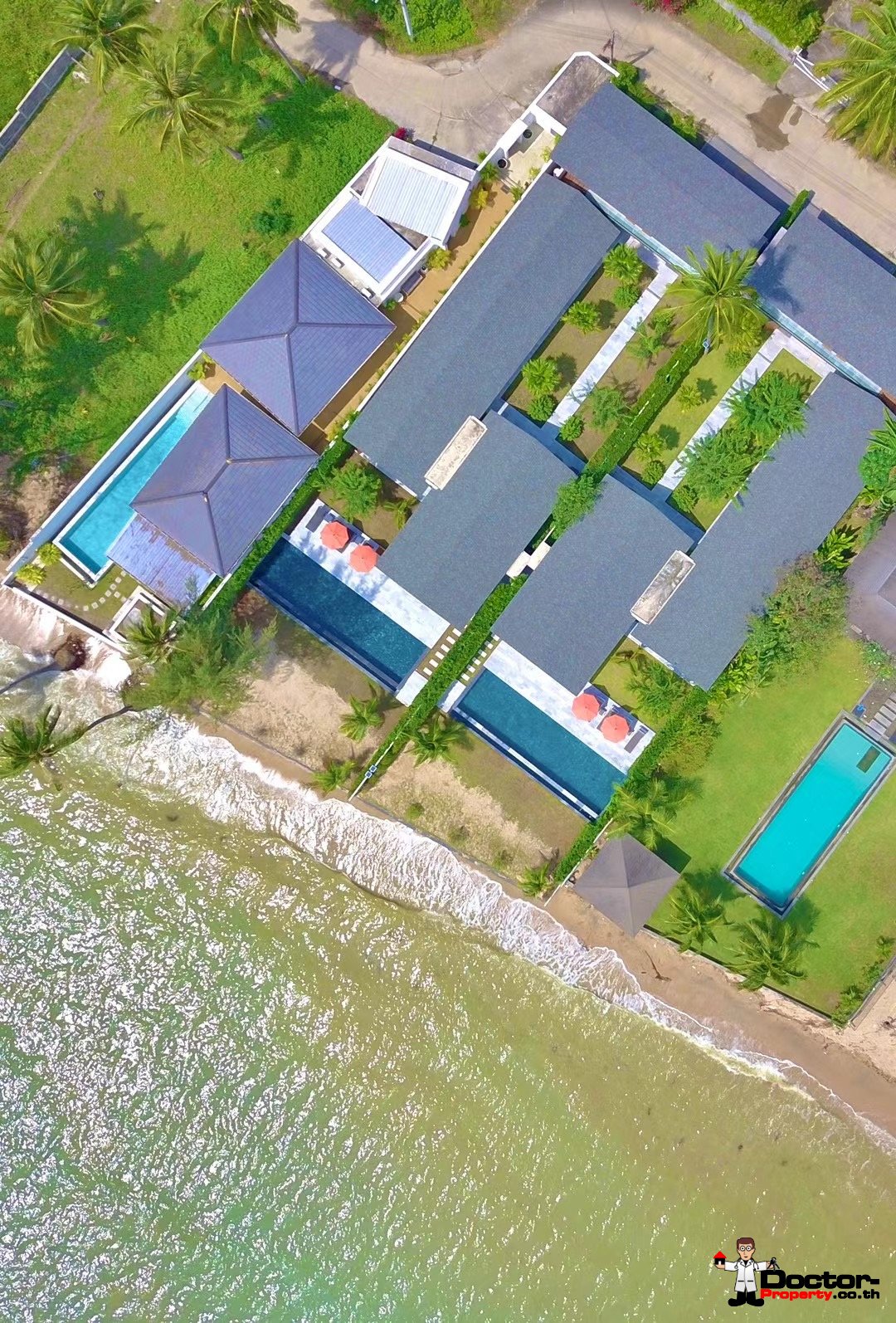 5 Bedroom Beachfront Villa – Na Mueang, Koh Samui – For Sale